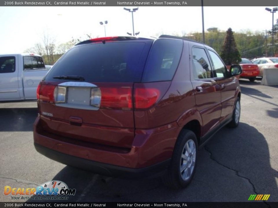 2006 Buick Rendezvous CX Cardinal Red Metallic / Neutral Photo #3