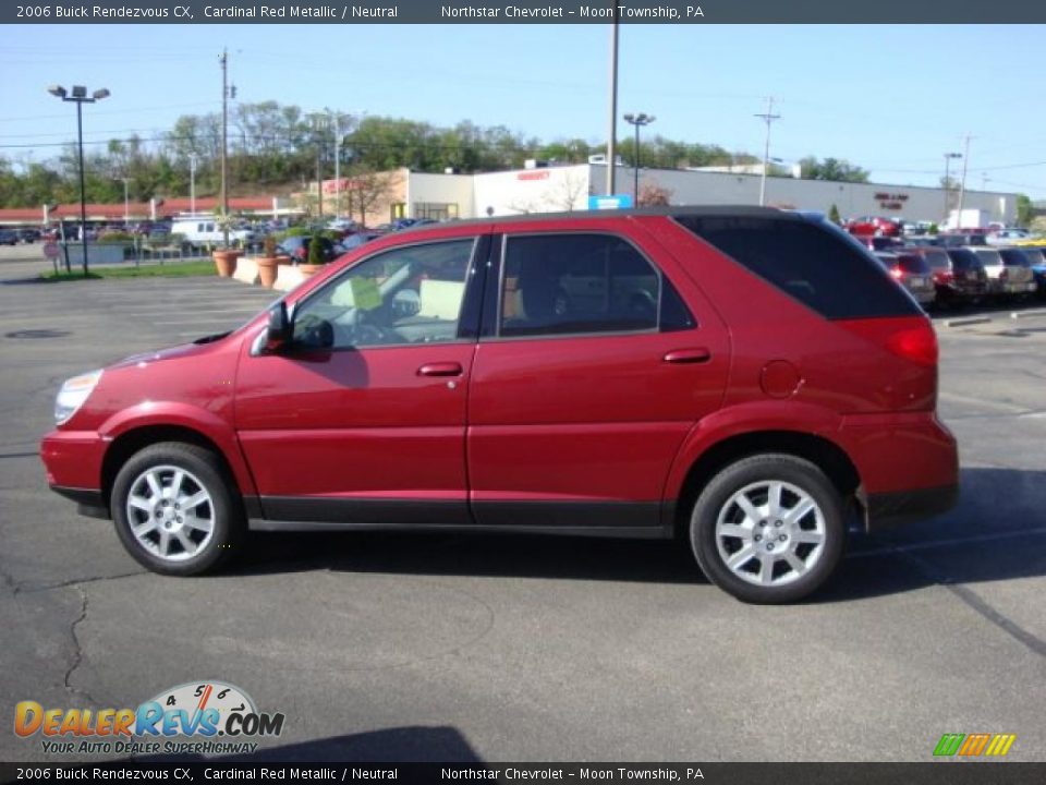 2006 Buick Rendezvous CX Cardinal Red Metallic / Neutral Photo #6