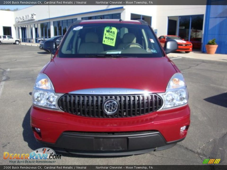 2006 Buick Rendezvous CX Cardinal Red Metallic / Neutral Photo #8