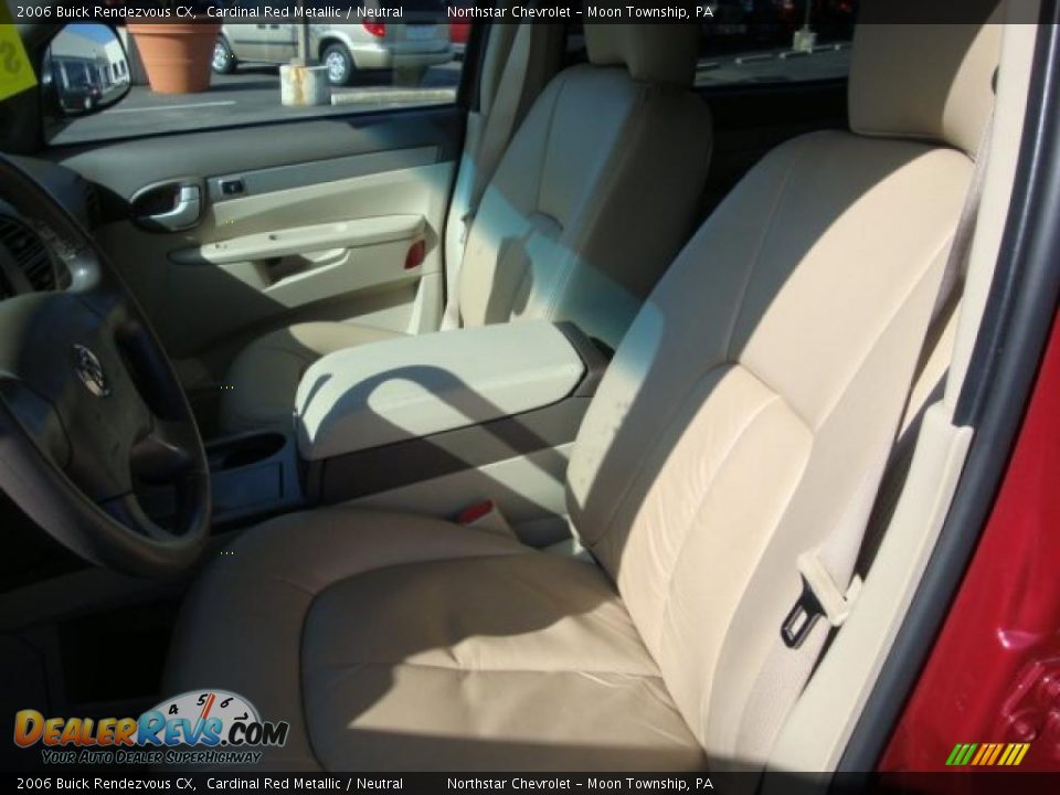 2006 Buick Rendezvous CX Cardinal Red Metallic / Neutral Photo #10