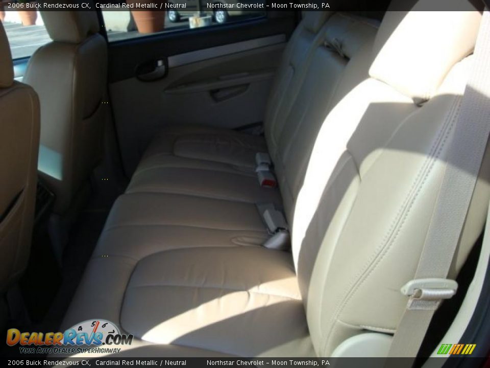 2006 Buick Rendezvous CX Cardinal Red Metallic / Neutral Photo #11