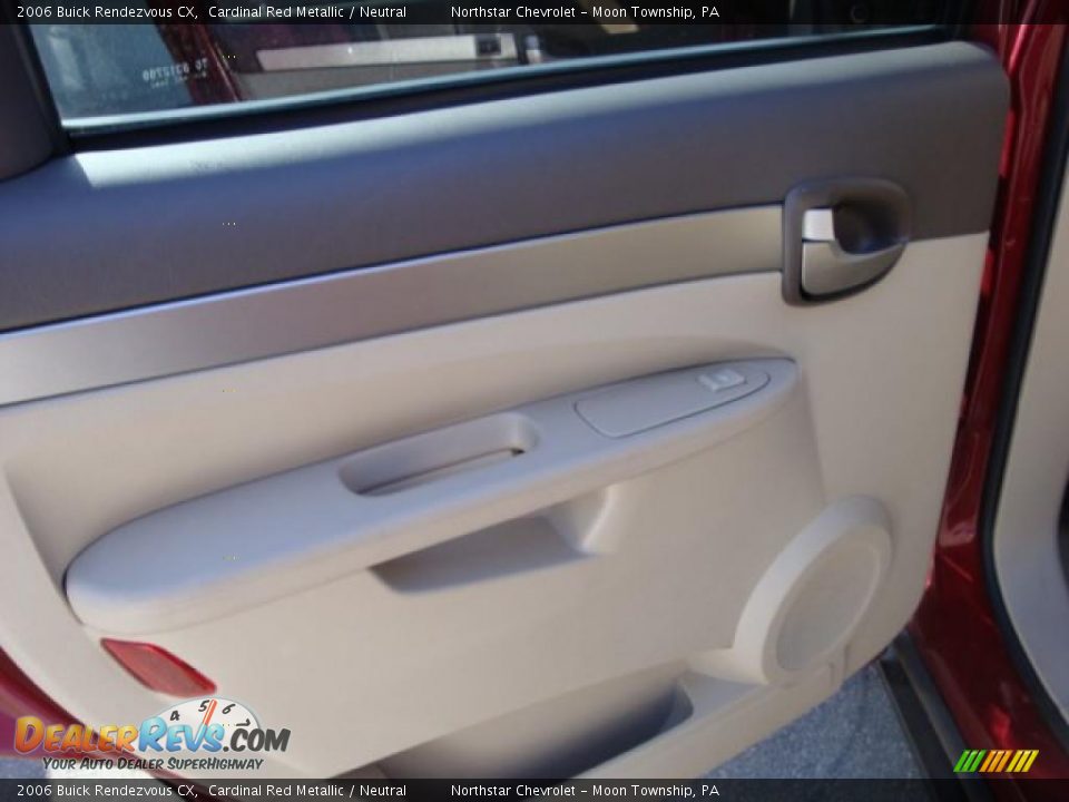 2006 Buick Rendezvous CX Cardinal Red Metallic / Neutral Photo #13