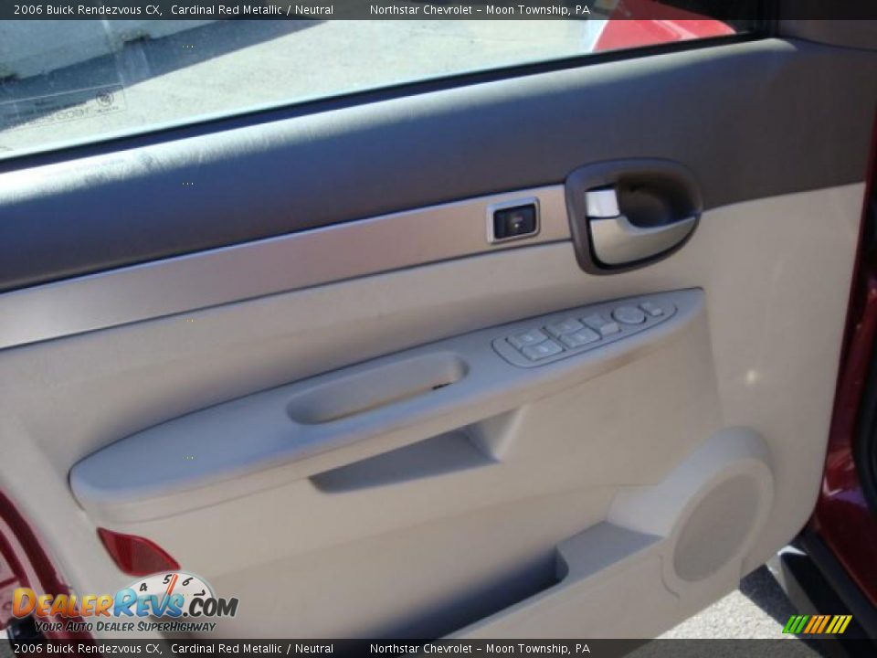 2006 Buick Rendezvous CX Cardinal Red Metallic / Neutral Photo #14