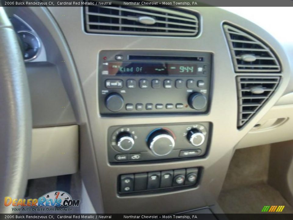 2006 Buick Rendezvous CX Cardinal Red Metallic / Neutral Photo #18