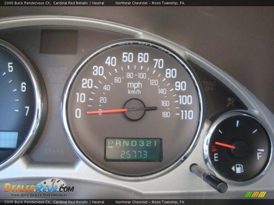 2006 Buick Rendezvous CX Cardinal Red Metallic / Neutral Photo #20