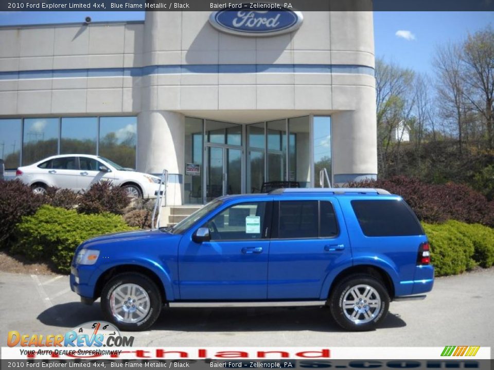 2010 Ford Explorer Limited 4x4 Blue Flame Metallic / Black Photo #1