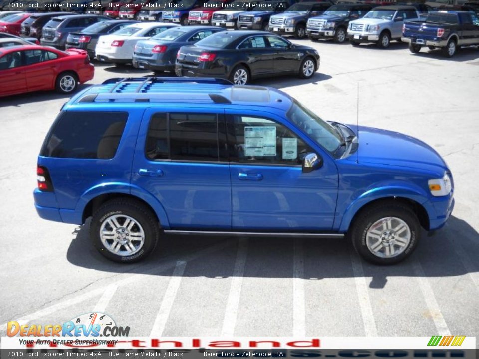 2010 Ford Explorer Limited 4x4 Blue Flame Metallic / Black Photo #5