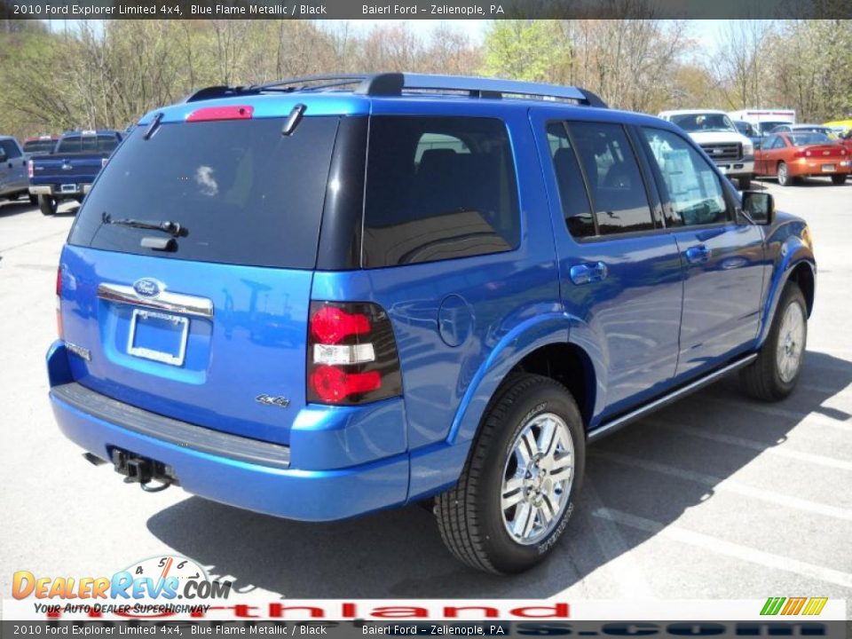 2010 Ford Explorer Limited 4x4 Blue Flame Metallic / Black Photo #6