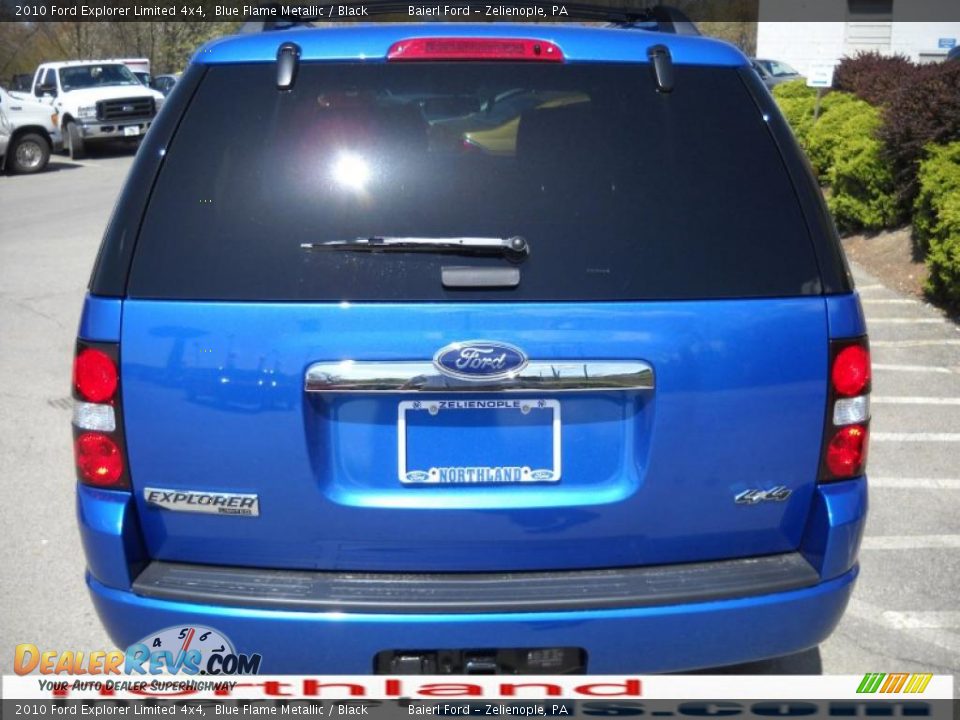 2010 Ford Explorer Limited 4x4 Blue Flame Metallic / Black Photo #7