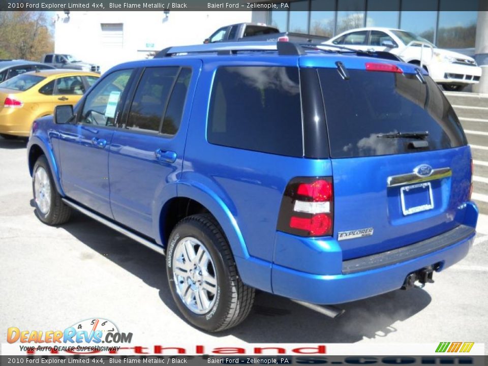 2010 Ford Explorer Limited 4x4 Blue Flame Metallic / Black Photo #8