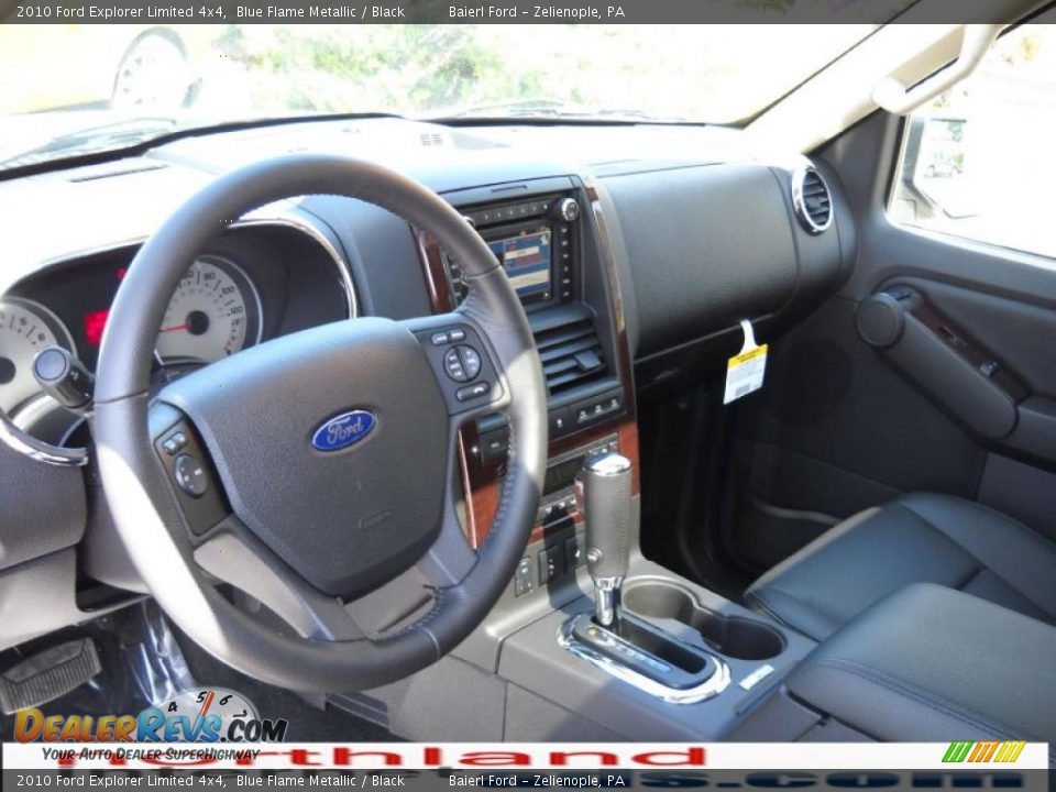 2010 Ford Explorer Limited 4x4 Blue Flame Metallic / Black Photo #10