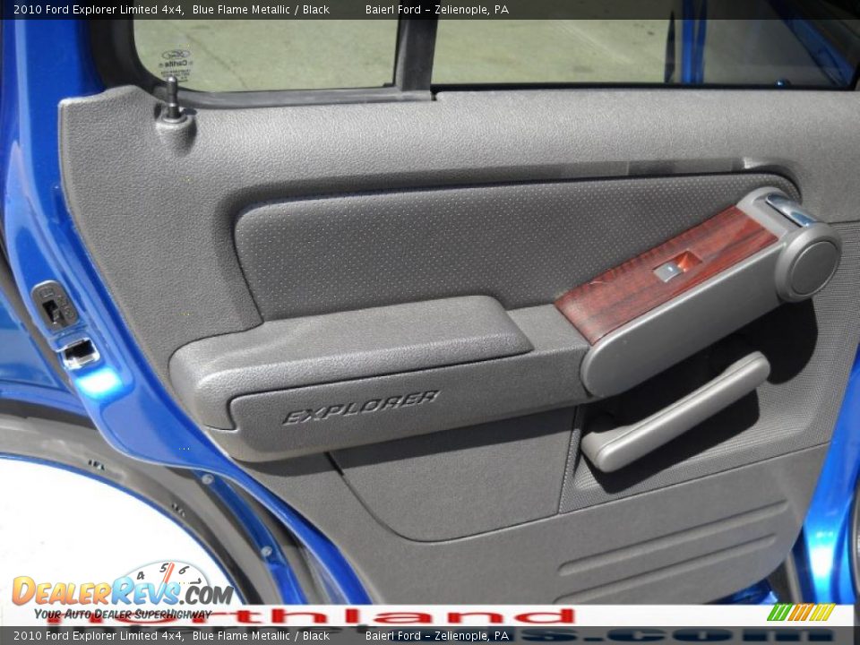2010 Ford Explorer Limited 4x4 Blue Flame Metallic / Black Photo #13