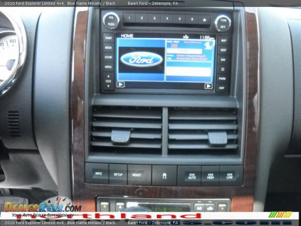 2010 Ford Explorer Limited 4x4 Blue Flame Metallic / Black Photo #17
