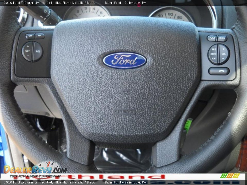 2010 Ford Explorer Limited 4x4 Blue Flame Metallic / Black Photo #19