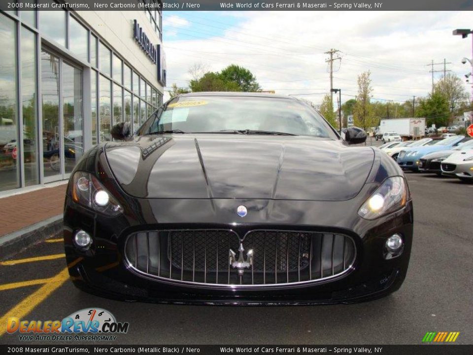 2008 Maserati GranTurismo Nero Carbonio (Metallic Black) / Nero Photo #2
