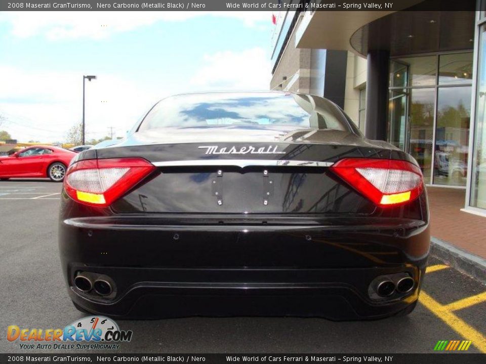 2008 Maserati GranTurismo Nero Carbonio (Metallic Black) / Nero Photo #5