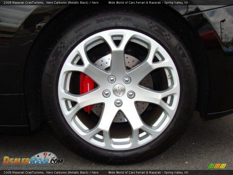 2008 Maserati GranTurismo Nero Carbonio (Metallic Black) / Nero Photo #8