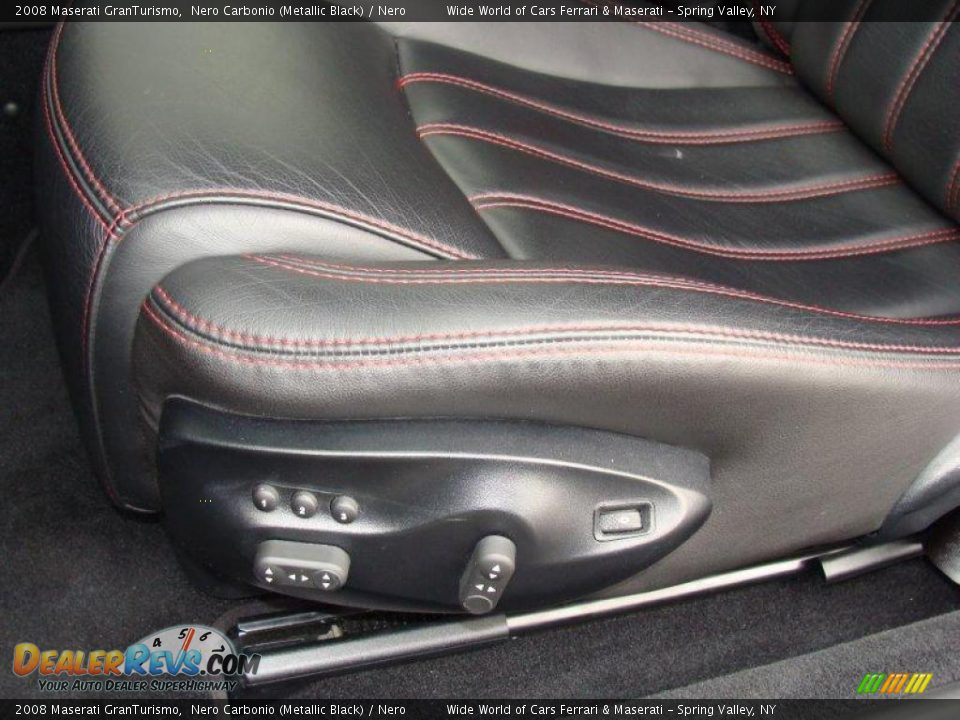 2008 Maserati GranTurismo Nero Carbonio (Metallic Black) / Nero Photo #11