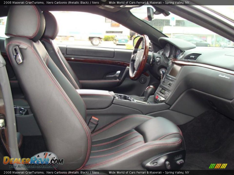 2008 Maserati GranTurismo Nero Carbonio (Metallic Black) / Nero Photo #14