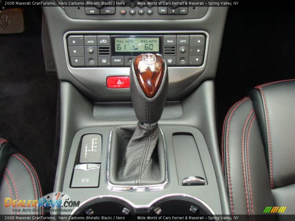 2008 Maserati GranTurismo Nero Carbonio (Metallic Black) / Nero Photo #19