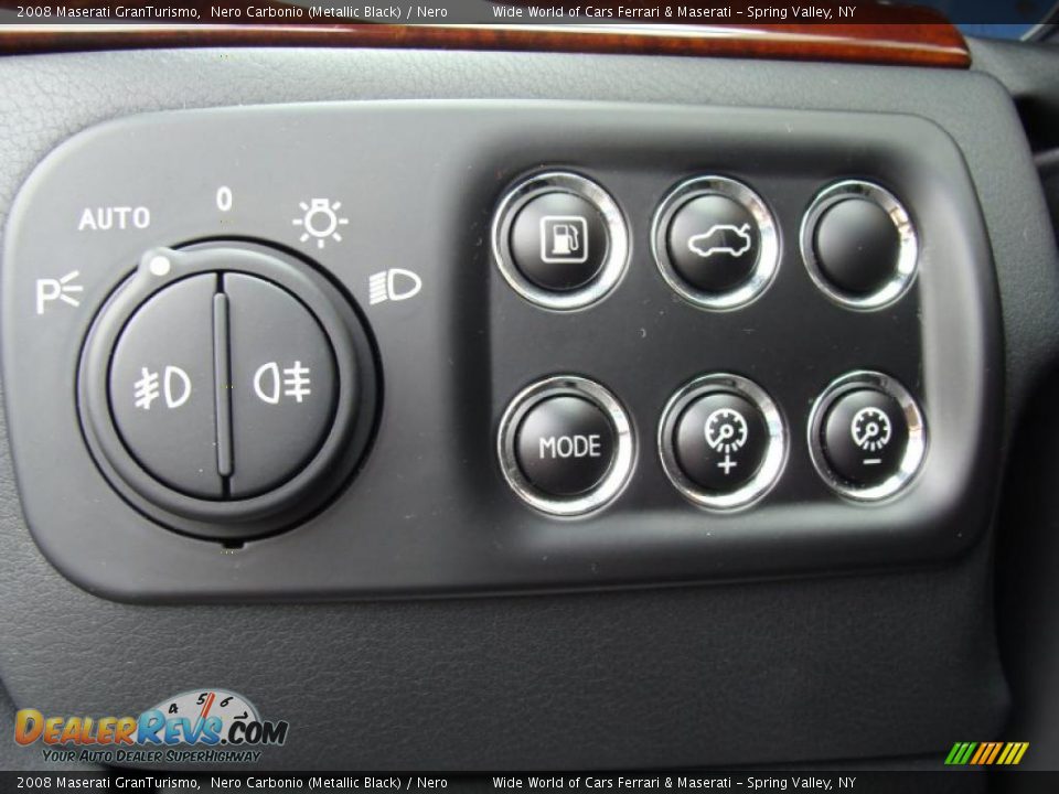 2008 Maserati GranTurismo Nero Carbonio (Metallic Black) / Nero Photo #23
