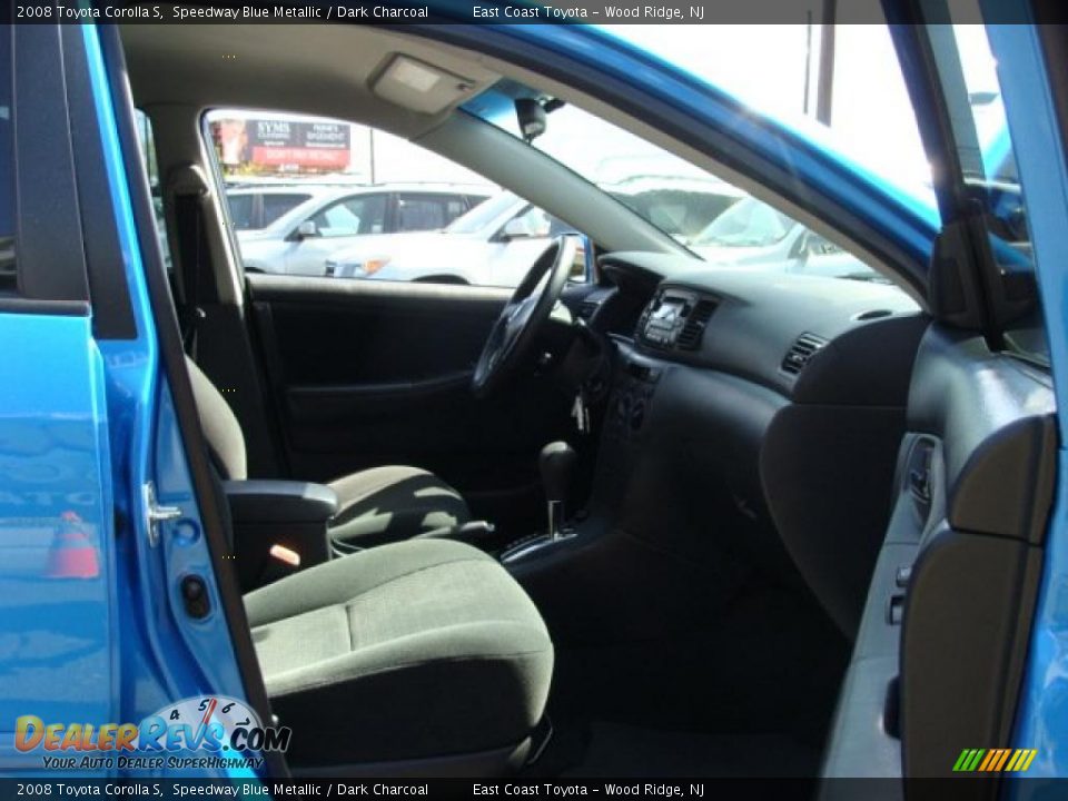 2008 Toyota Corolla S Speedway Blue Metallic / Dark Charcoal Photo #8
