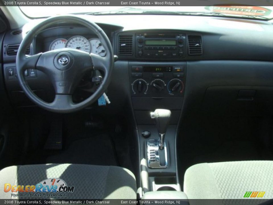 2008 Toyota Corolla S Speedway Blue Metallic / Dark Charcoal Photo #9