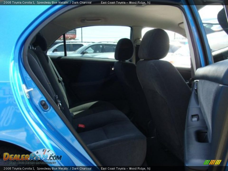 2008 Toyota Corolla S Speedway Blue Metallic / Dark Charcoal Photo #12