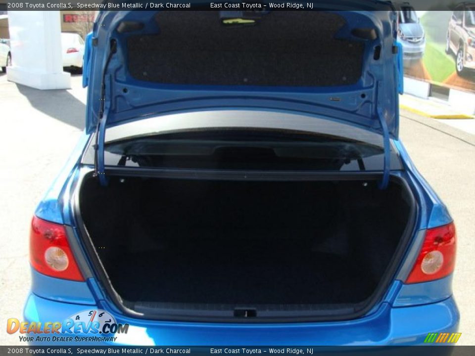 2008 Toyota Corolla S Speedway Blue Metallic / Dark Charcoal Photo #13