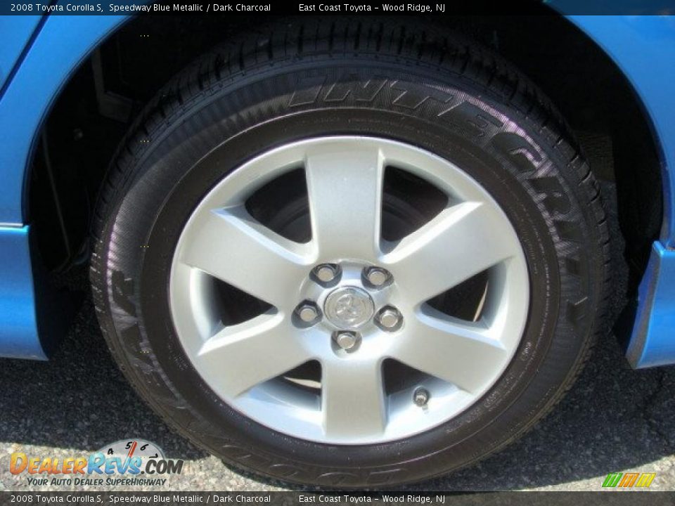 2008 Toyota Corolla S Speedway Blue Metallic / Dark Charcoal Photo #14