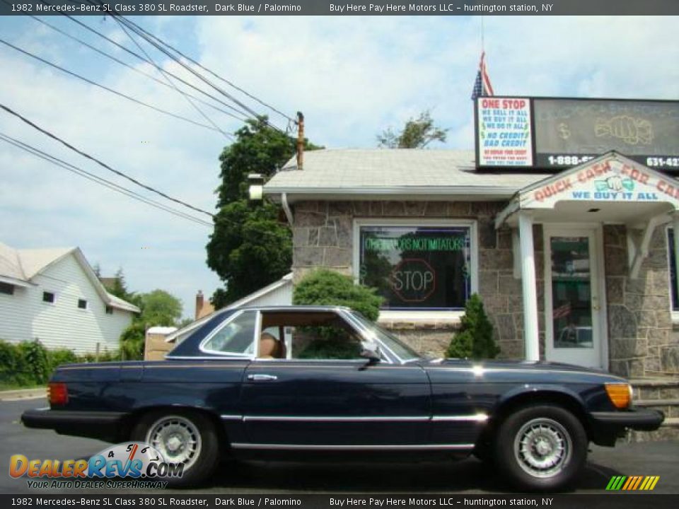 Dark Blue 1982 Mercedes-Benz SL Class 380 SL Roadster Photo #3