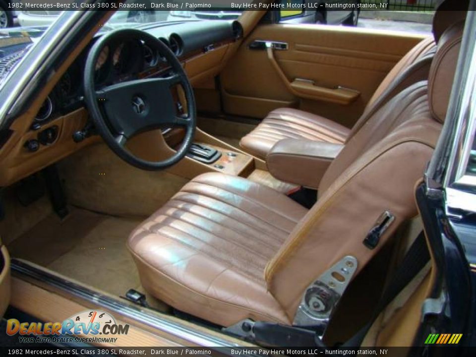 Palomino Interior - 1982 Mercedes-Benz SL Class 380 SL Roadster Photo #8