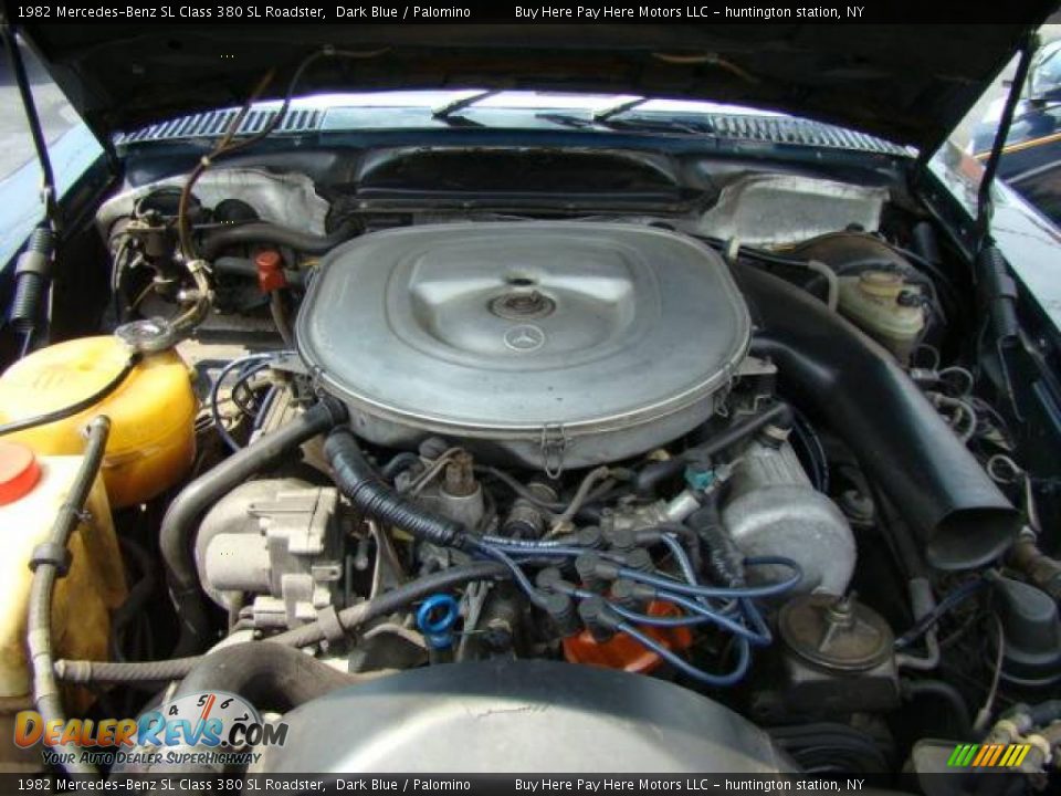 1982 Mercedes-Benz SL Class 380 SL Roadster 3.8 Liter SOHC V8 Engine Photo #14
