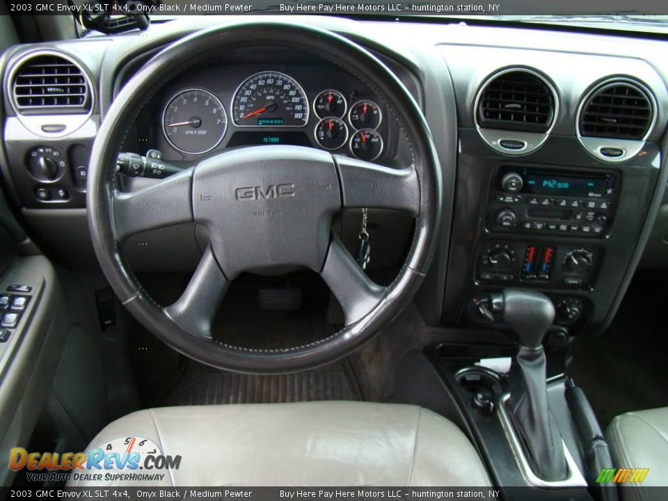 2003 GMC Envoy XL SLT 4x4 Onyx Black / Medium Pewter Photo #11