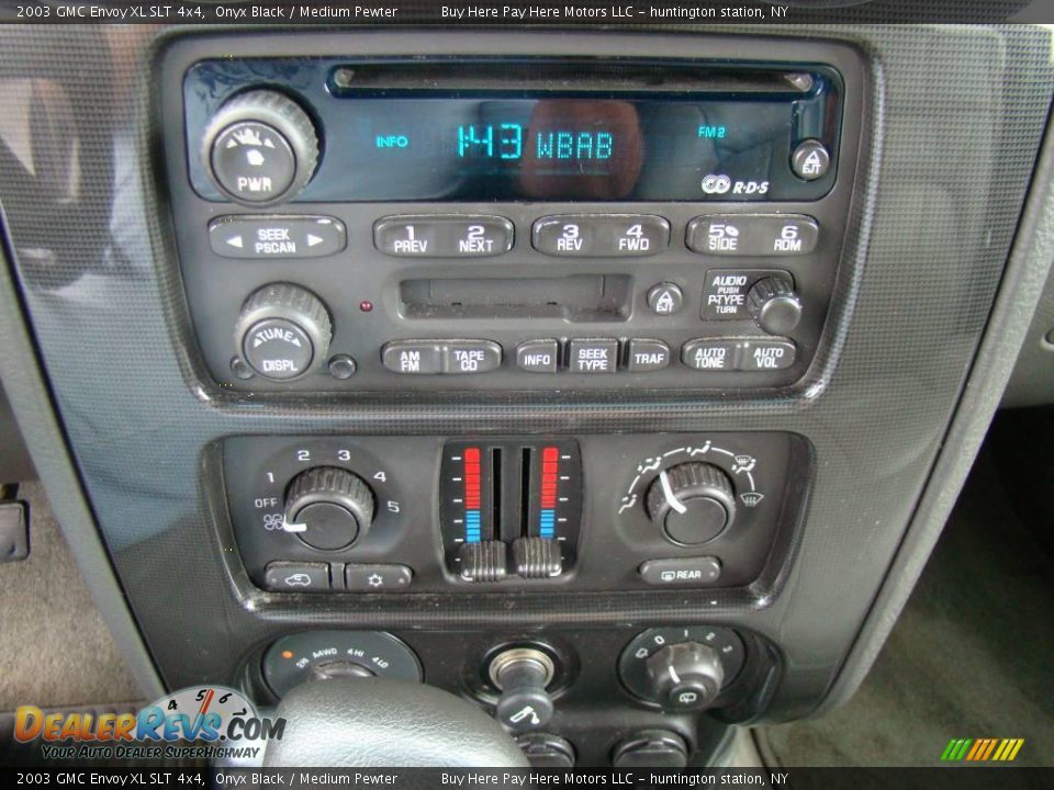2003 GMC Envoy XL SLT 4x4 Onyx Black / Medium Pewter Photo #12