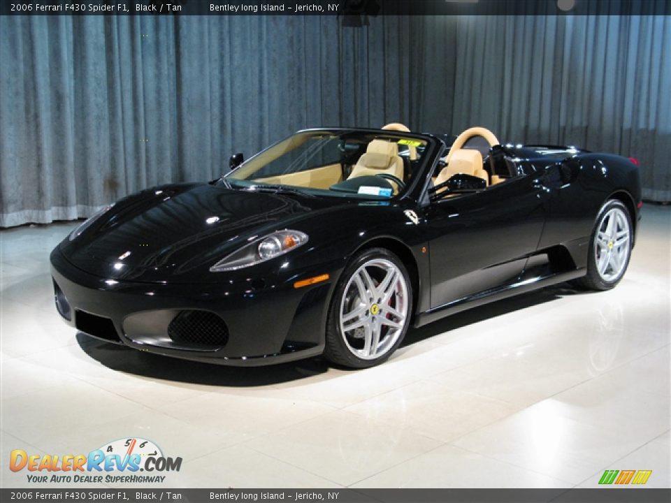2006 Ferrari F430 Spider F1 Black / Tan Photo #1