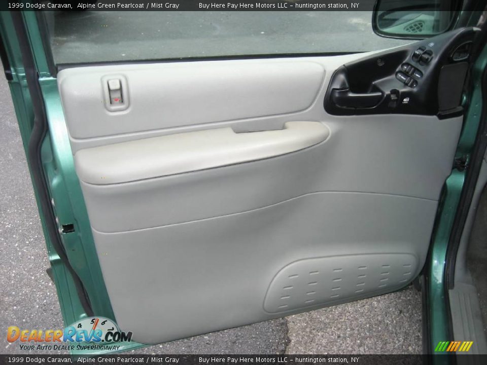 1999 Dodge Caravan Alpine Green Pearlcoat / Mist Gray Photo #7