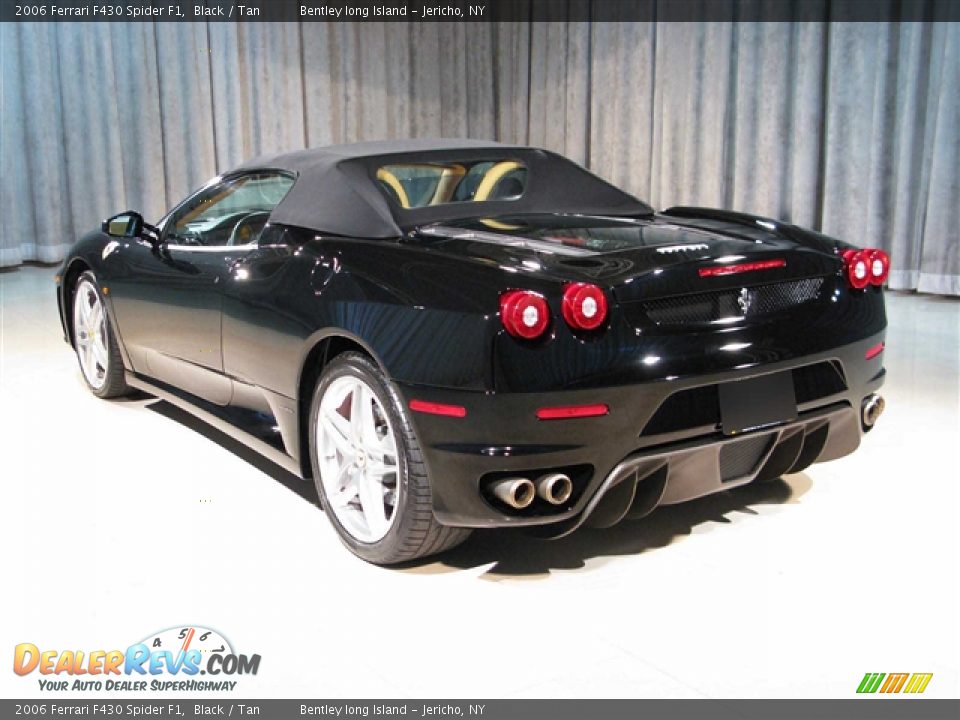 2006 Ferrari F430 Spider F1 Black / Tan Photo #2