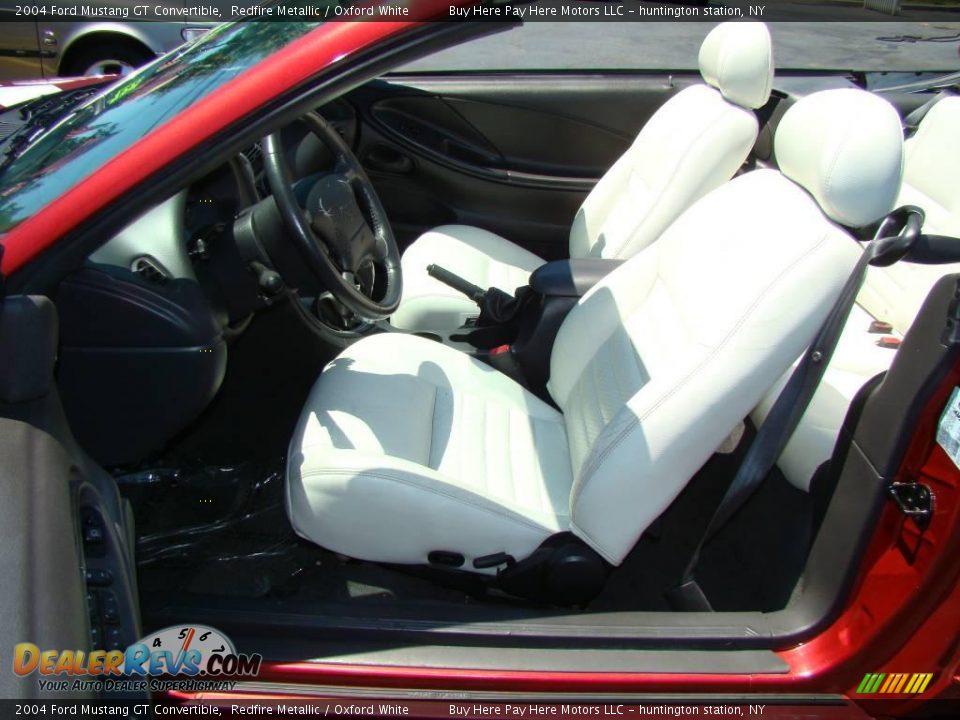 2004 Ford Mustang GT Convertible Redfire Metallic / Oxford White Photo #7