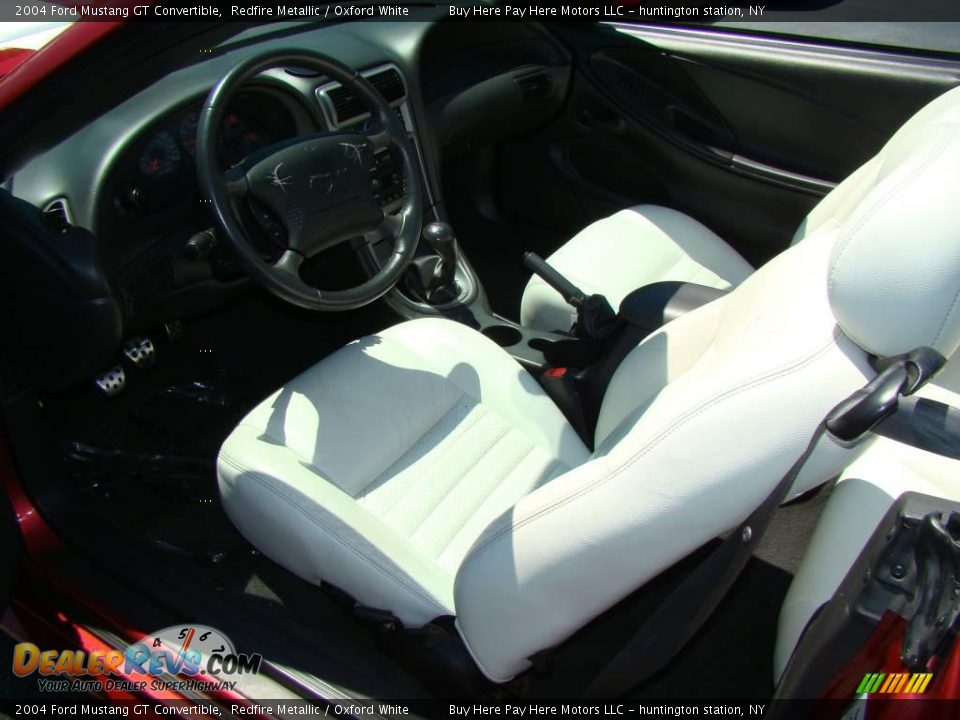 2004 Ford Mustang GT Convertible Redfire Metallic / Oxford White Photo #8