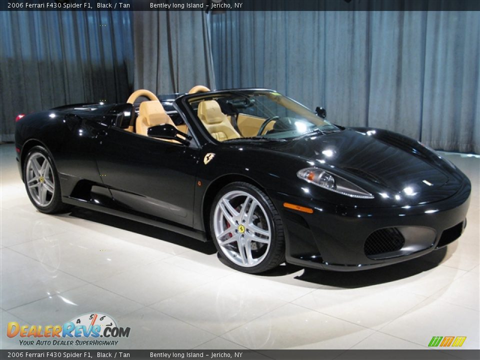 2006 Ferrari F430 Spider F1 Black / Tan Photo #3