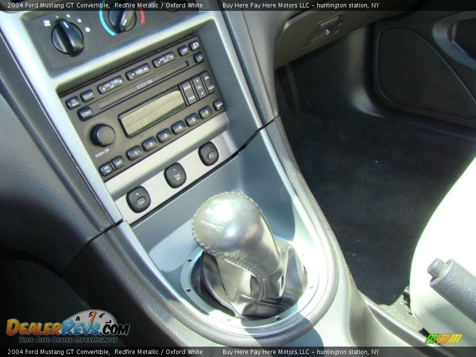 2004 Ford Mustang GT Convertible Redfire Metallic / Oxford White Photo #12