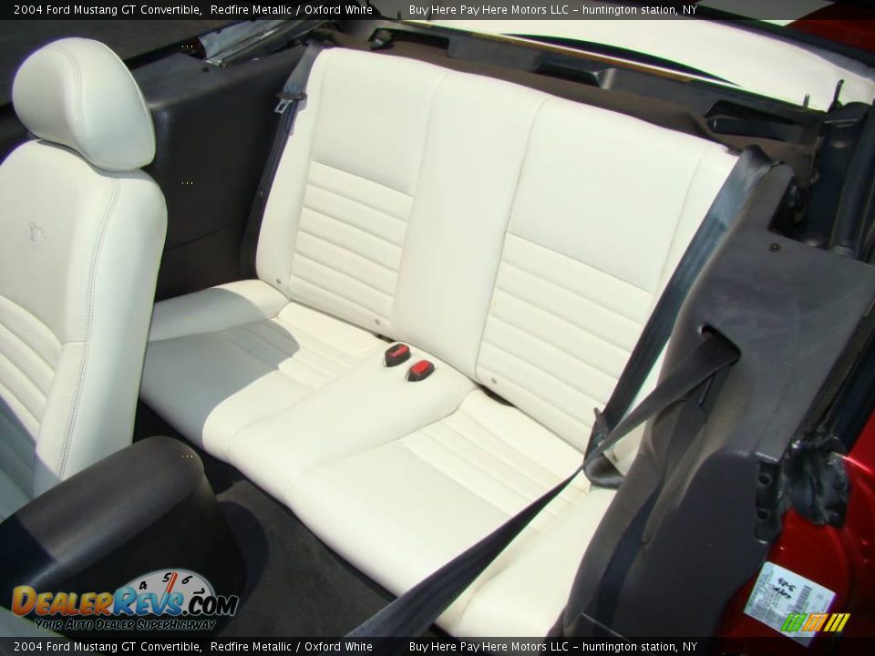 2004 Ford Mustang GT Convertible Redfire Metallic / Oxford White Photo #13
