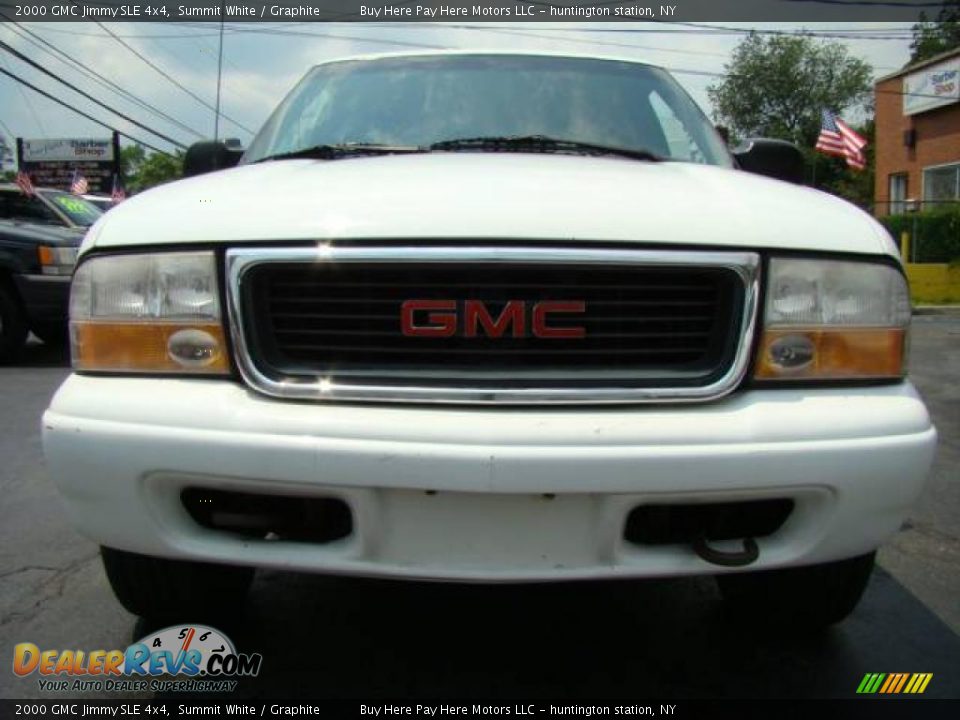 2000 GMC Jimmy SLE 4x4 Summit White / Graphite Photo #2