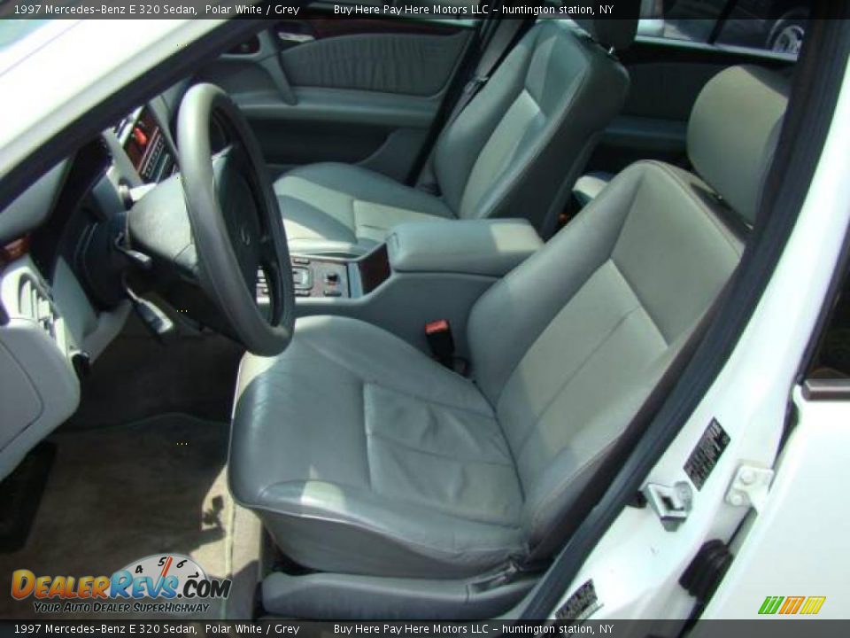 1997 Mercedes-Benz E 320 Sedan Polar White / Grey Photo #7