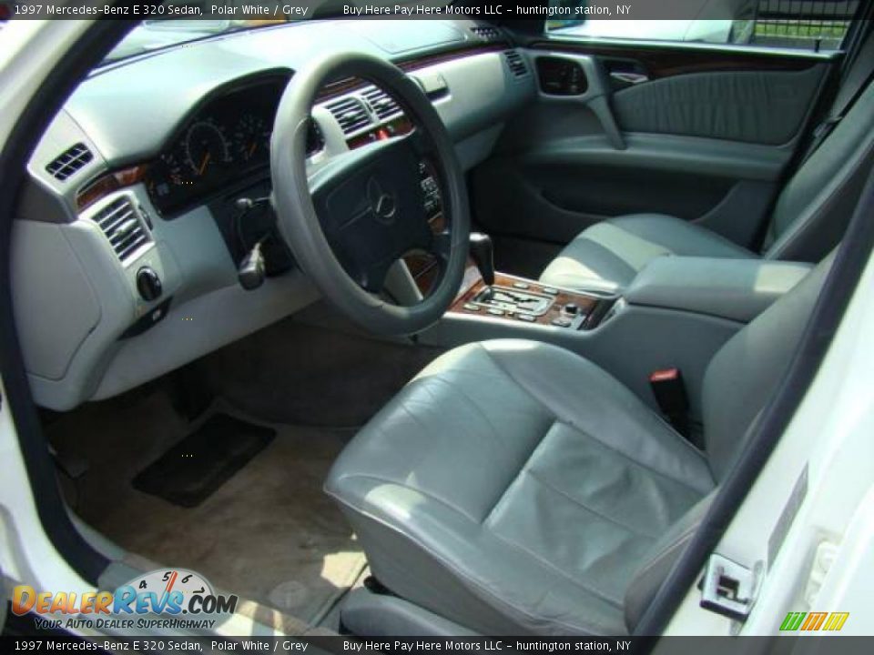 1997 Mercedes-Benz E 320 Sedan Polar White / Grey Photo #9