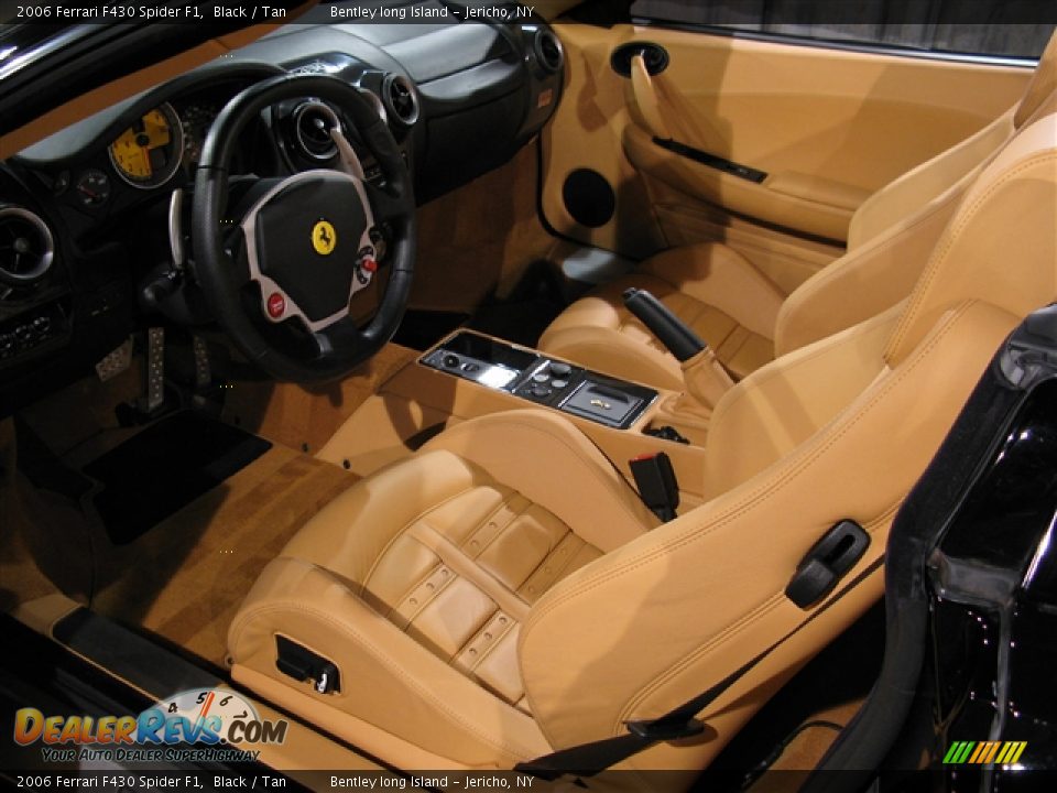 2006 Ferrari F430 Spider F1 Black / Tan Photo #6