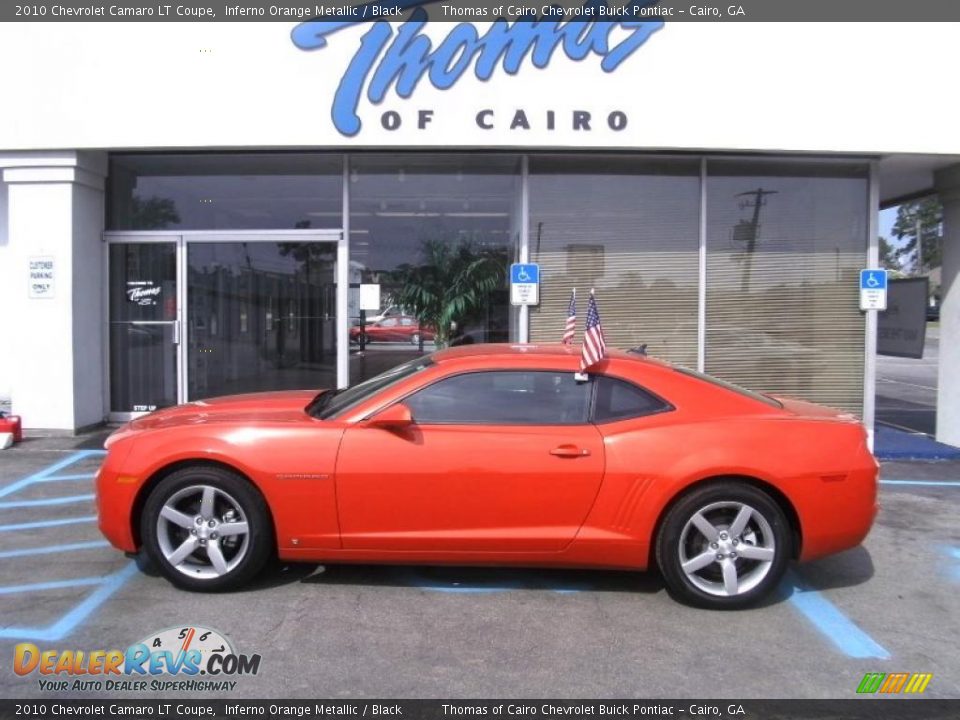 2010 Chevrolet Camaro LT Coupe Inferno Orange Metallic / Black Photo #1