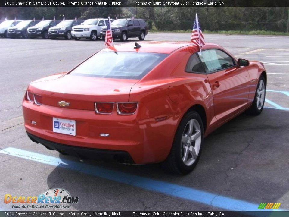 2010 Chevrolet Camaro LT Coupe Inferno Orange Metallic / Black Photo #3