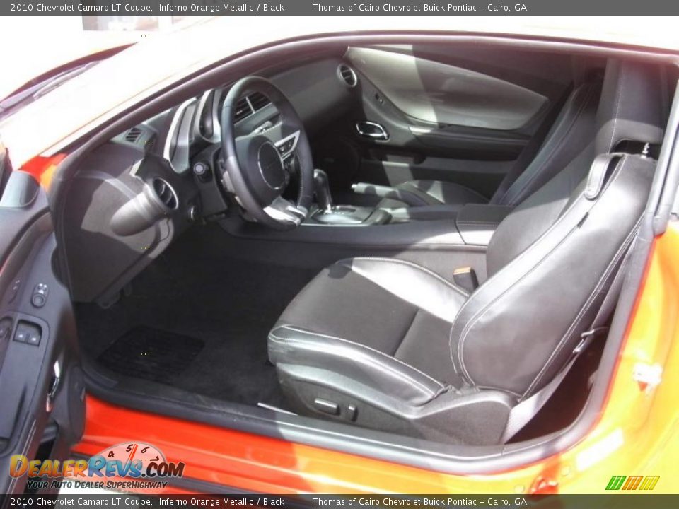 2010 Chevrolet Camaro LT Coupe Inferno Orange Metallic / Black Photo #4